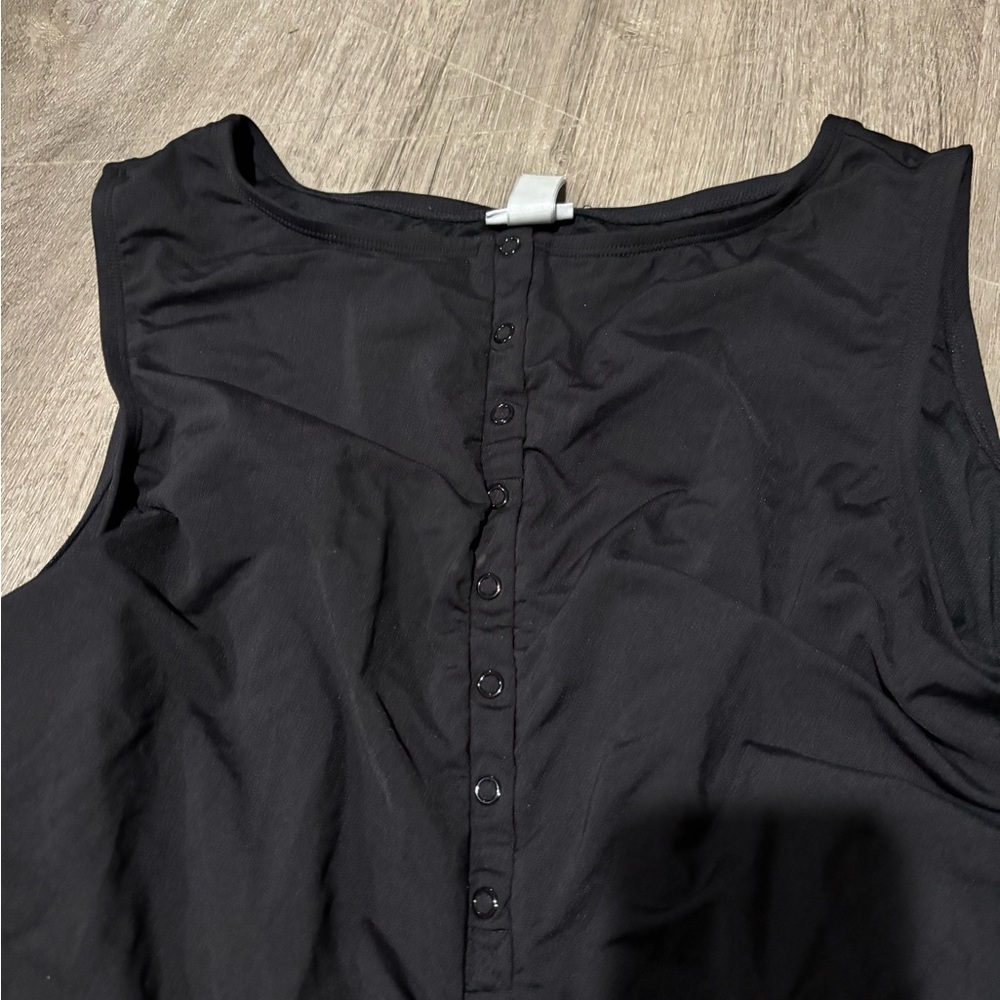 Andie Full Coverage Black High Neck Malibu One Piece Swimsuit - Picture 5 of 6